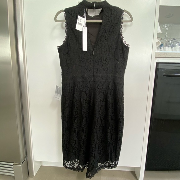 Adelyn Rae BNWT Black Lace Dress with Cut-outs - Picture 2 of 12